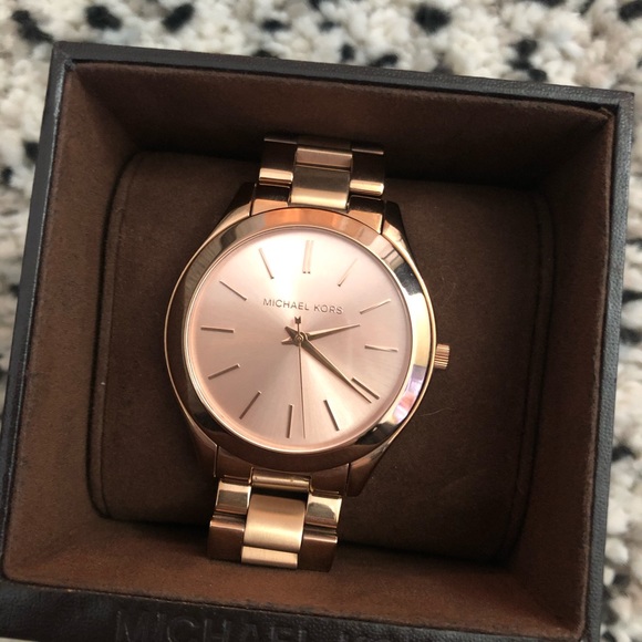 Michael Kors Jewelry - Michael Kors Rose Gold Watch